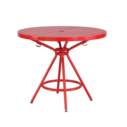CoGo Tables, Steel, Round, 36" Diameter x 29 1/2" High, Black