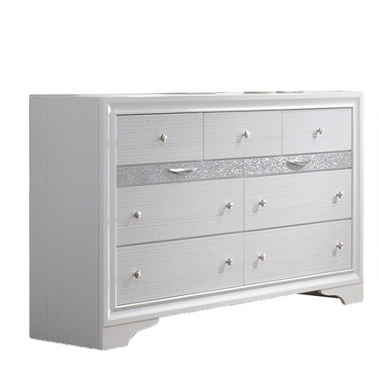 Catherine White 3 Piece Bedroom Set, Queen