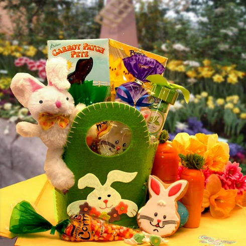 The Bunny Hop Easter Gift Tote- Easter Basket
