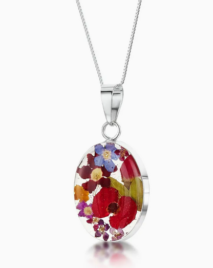 Sterling Silver Jewelry - Made with Real Flowers (Case: 12 Pcs)