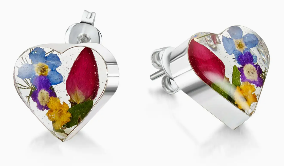Sterling Silver Jewelry - Made with Real Flowers (Case: 12 Pcs)