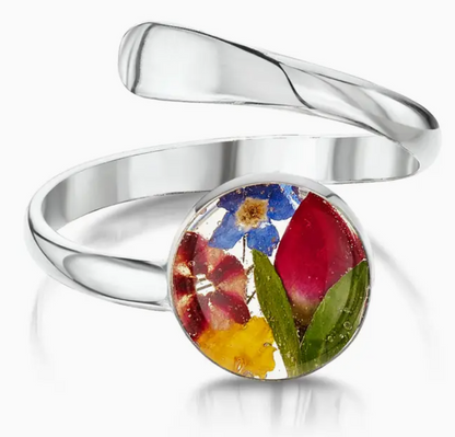 Sterling Silver Jewelry - Made with Real Flowers (Case: 12 Pcs)