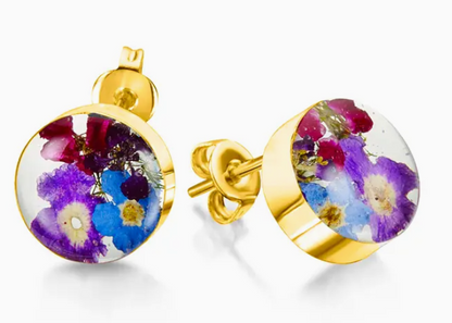 Sterling Silver Jewelry - Made with Real Flowers (Case: 12 Pcs)