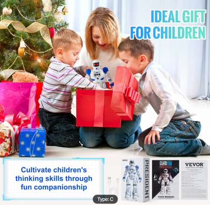 RC Robot Toys for Kids, Gesture Sensing Programmable Remote Control Smart Robot, Interactive Walking Singing Dancing Robot for Age 3 4 5 6 7 8 10 12 Year Old Boys Girls Birthday Gift Present