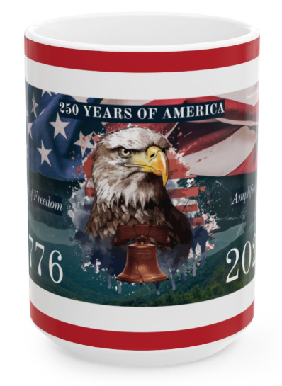 America 250 Edition Coffee Mug, 15oz