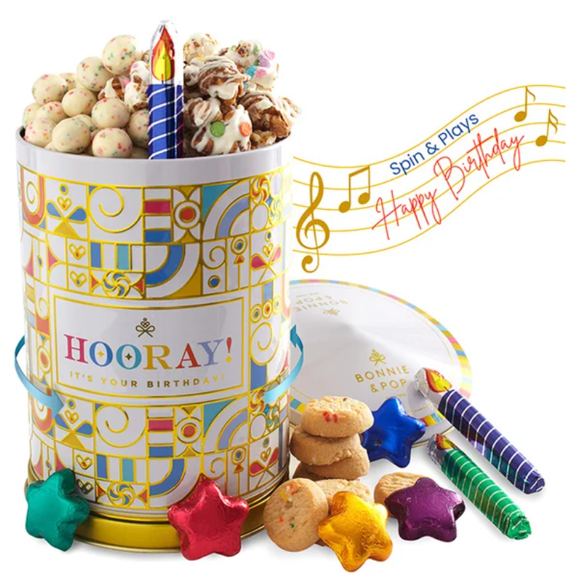 Happy Birthday Musical Tin
